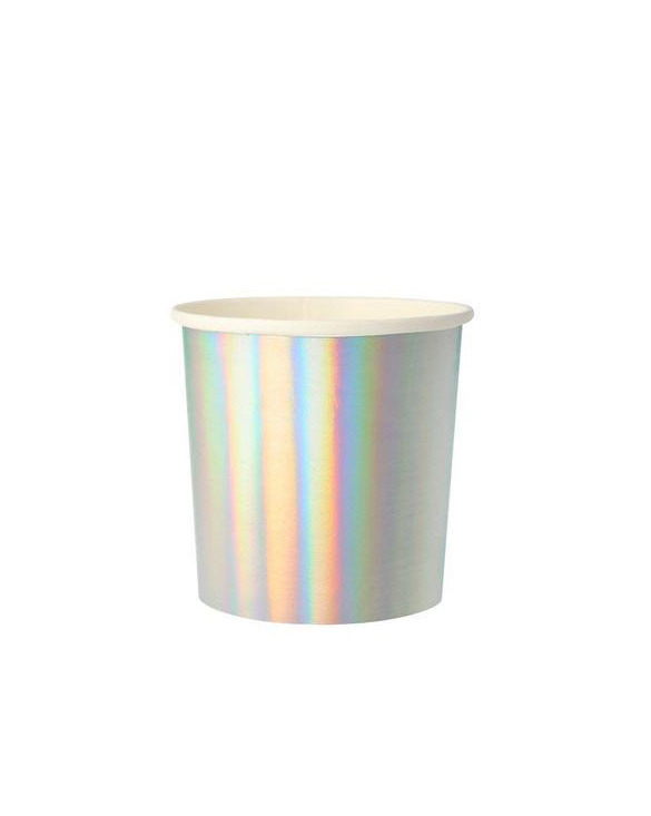 실버 홀로그램 텀블러 컵 (8개입)