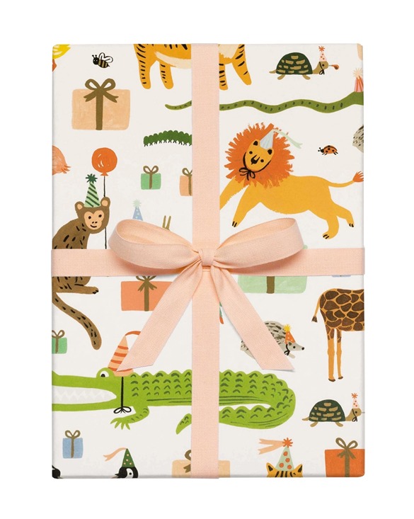 Party Animals Wrapping Sheets