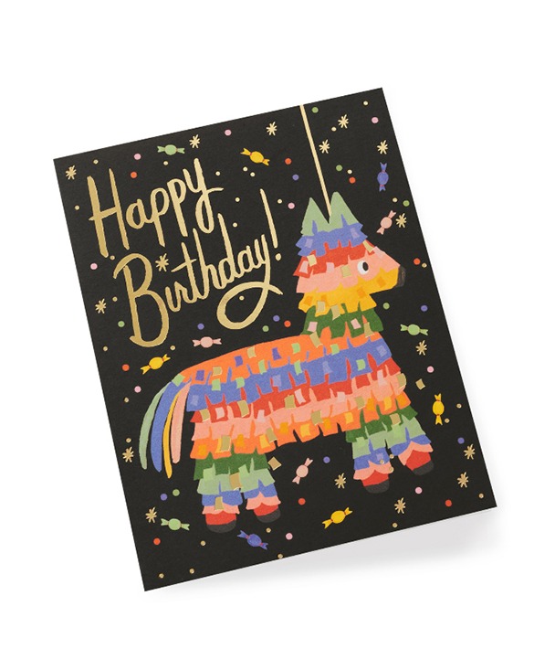 Pinata Birthday Card